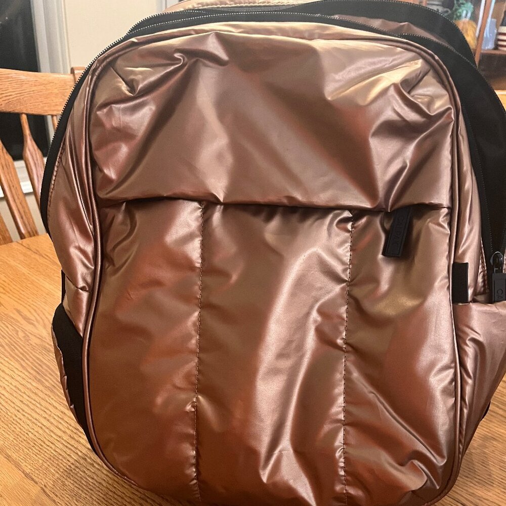 Calpak Luka 15 inch Laptop Backpack in Copper